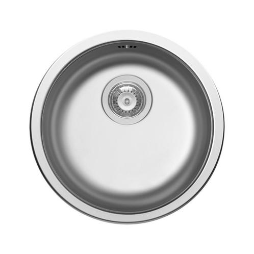 Spoelbak Uitstortgootsteen Van Marcke Oberon Rond Ø45x15cm, Doe-het-zelf en Bouw, Sanitair, Overige typen, Nieuw, Ophalen of Verzenden