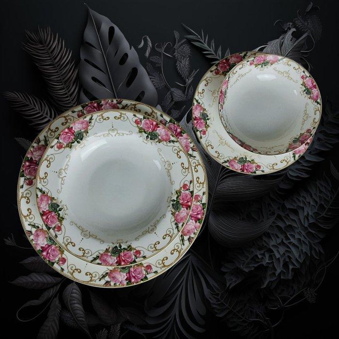 Newe Bone - Elegra - Tafelservies (39) - Apricot - Porcelana, Antiek en Kunst, Antiek | Meubels | Tafels