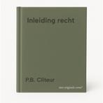 Inleiding recht 9789001192716 P.B. Cliteur, Boeken, Verzenden, Gelezen, P.B. Cliteur