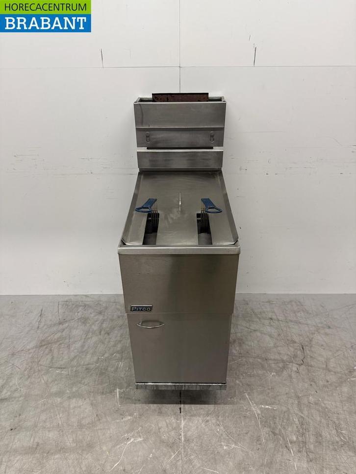 RVS Pitco Friteuse 18 liter GAS Horeca, Zakelijke goederen, Horeca | Keukenapparatuur, Ophalen of Verzenden