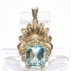 Hanger - 14 karaat Geel goud, Witgoud - 12.44ct. tw.