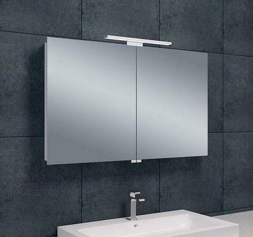 Luxe spiegelkast +Led verlichting 100x60x14cm, Maison & Meubles, Accessoires pour la Maison | Miroirs, Enlèvement ou Envoi