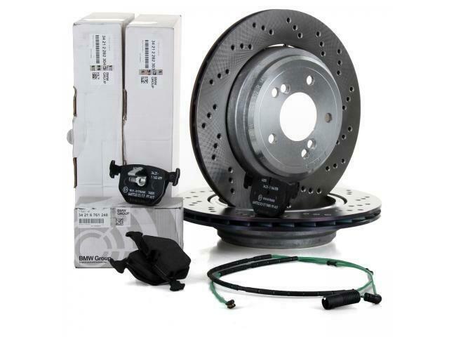 ORIGINELE BMW-remschijven + -schoenen + waarschuwingscontact, Auto-onderdelen, Remmen en Aandrijving, Ophalen of Verzenden