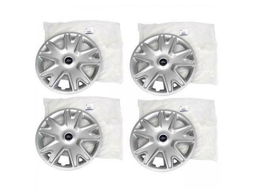 4x ORIGINAL Ford wielafdekking wielkap ZILVER 17 Inch 178831, Autos : Pièces & Accessoires, Pneus & Jantes, Enlèvement ou Envoi