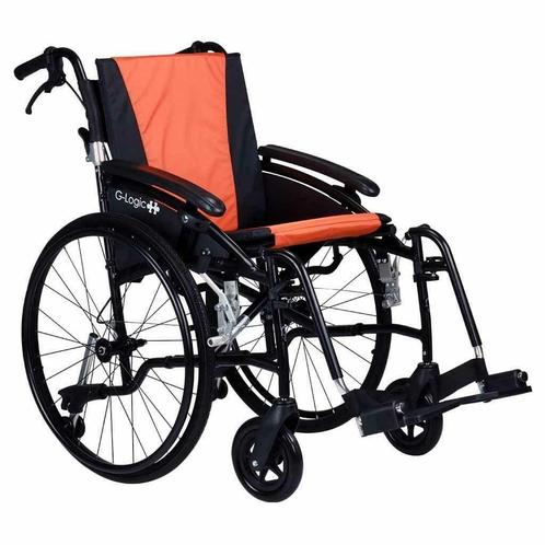 Opvouwbare Rolstoel Excel G-Logic Orange Lichtgewicht Nieuw, Divers, Chaises roulantes, Enlèvement ou Envoi