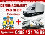 0488 / 21 76 99 AZ DEMENAGEMENTS PROFESSIONNELS PAS CHER, Services & Professionnels, Déménageurs & Stockage