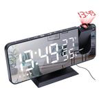 Multifunctionele Digitale LED Klok - Wekker Spiegel Alarm, Verzenden