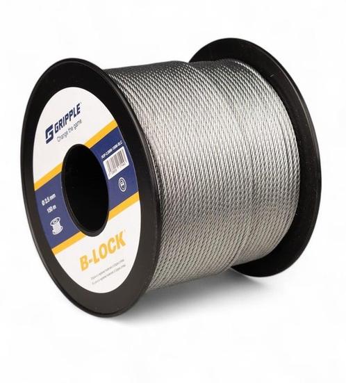 Staalkabel op rol - 2.5 mm 50 meter op katrol, Tuin en Terras, Overige Tuin en Terras, Verzenden