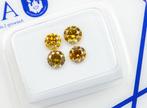Zonder Minimumprijs - 4 pcs Diamant (Natuurlijk gekleurd) -, Nieuw