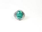 Malachite Bague / Cabochon / neuf- 7.84 g - (1), Collections, Minéraux & Fossiles