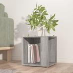 vidaXL Bijzettafel 33x33x34,5 cm bewerkt hout grijs sonoma, Huis en Inrichting, Verzenden, Nieuw