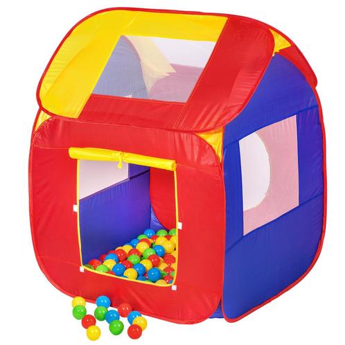 tectake Speeltent met 200 ballen - kleurrijk, Kinderen en Baby's, Speelgoed | Overig, Verzenden