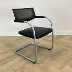 Complete Design set van 4x Vitra Visasoft Visavis, Gebruikt, Zwart, Eén