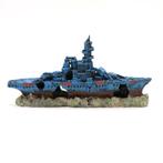 Gezonken oorlogsschip / scheepswrak OS-192 - aquarium decora, Ophalen of Verzenden, Nieuw, Sierelement