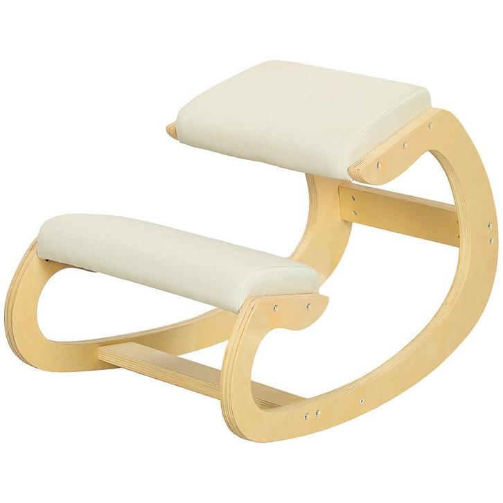 Kniestoel - Ergonomisch - Thuiswerken - Crème, Huis en Inrichting, Bureaus, Nieuw, Ophalen of Verzenden