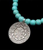 Boeddhistische collier - Melong - Howliet turquoise -, Antiek en Kunst, Antiek | Boeken en Manuscripten