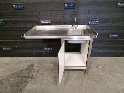 Wastafel | onderkast en vaatwasser ruimte | RVS met trespa |, Zakelijke goederen, Horeca | Meubilair en Inrichting, Gebruikt