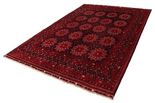 Afghan, Buchara, Traditioneel handgemaakt rood tapijt van, Huis en Inrichting, Stoffering | Tapijten en Vloerkleden