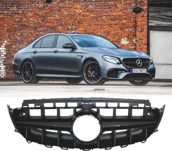 CALANDRE MERCEDES CLASSE E W213 16-19 LOOK AMG E63 NOIR, Auto-onderdelen, Carrosserie, Verzenden