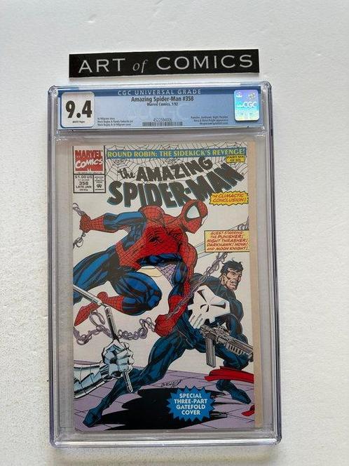 The Amazing Spider-Man #358 - Punisher, Darkhawk Nova, Moon, Boeken, Strips | Comics