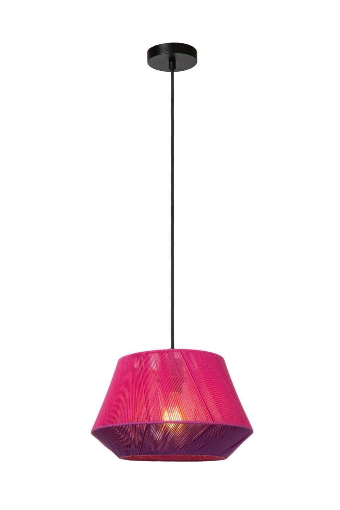 Hanglamp Lucide JESSICA -  - Ø 30 cm - 1xE27 - Roze, Huis en Inrichting, Lampen | Hanglampen, Nieuw, Verzenden