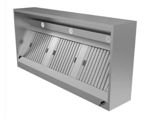 RVS Afzuigkap 280cm, boxmodel, zonder motor, Elektronische apparatuur, Afzuigkappen