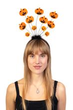 Haarband Pompoen Oranje Zwart Dons Diadeem Halloween Glitter, Kleding | Dames, Carnavalskleding en Feestkleding, Ophalen of Verzenden