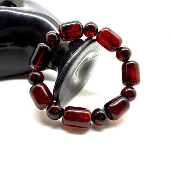 Baltisch amber armband kralen in kers - Barnsteen -, Antiek en Kunst, Curiosa en Brocante