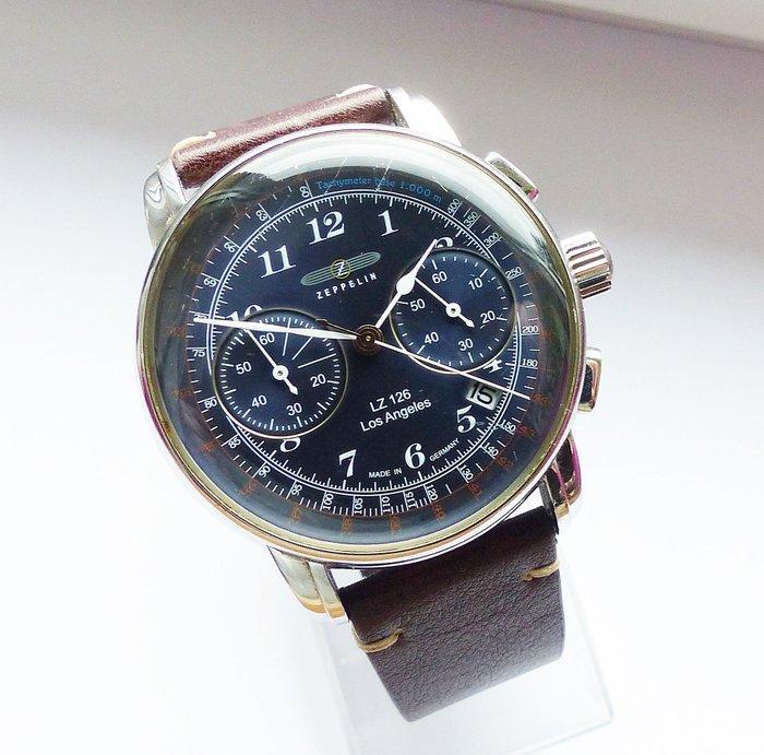 Zeppelin - LZ127 Los Angeles Chronograph - Zonder, Handtassen en Accessoires, Horloges | Heren