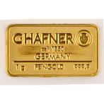 1 gram - Goud .999 - Chafner  (Zonder Minimumprijs)
