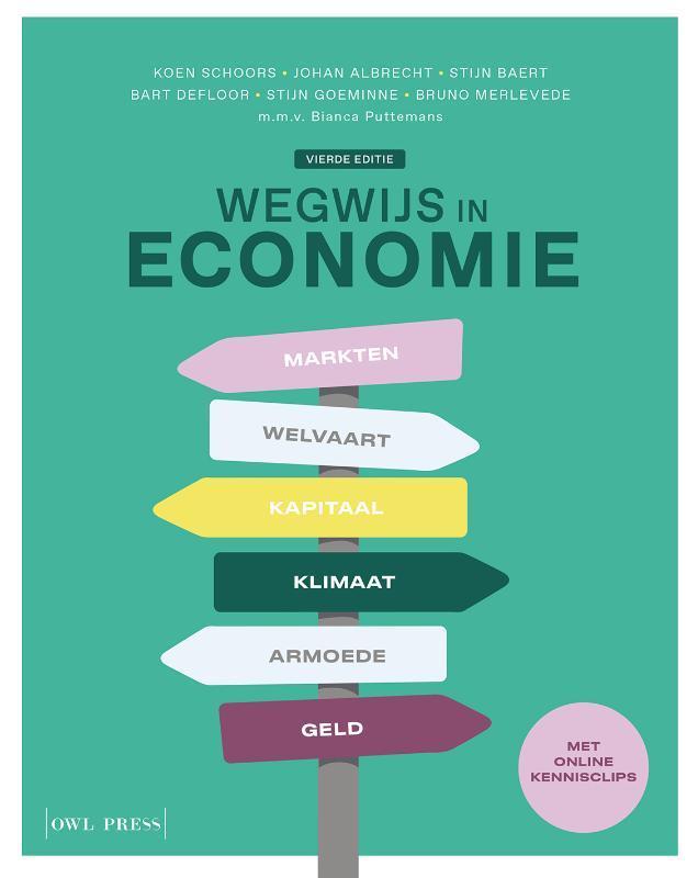 Wegwijs in economie 9789463937085 Koen Schoors, Boeken, Economie, Management en Marketing, Gelezen, Verzenden