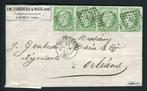 France 1861 - Superbe & Rare lettre de Valenciennes pour, Gestempeld