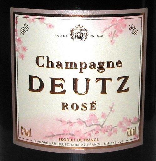 Deutz, Rosé Limited Edition Sakura - Champagne - 3 Flessen, Verzamelen, Wijnen