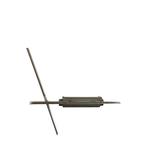 Design M - Ingo Maurer - Plafondlamp - Roestvrij staal -