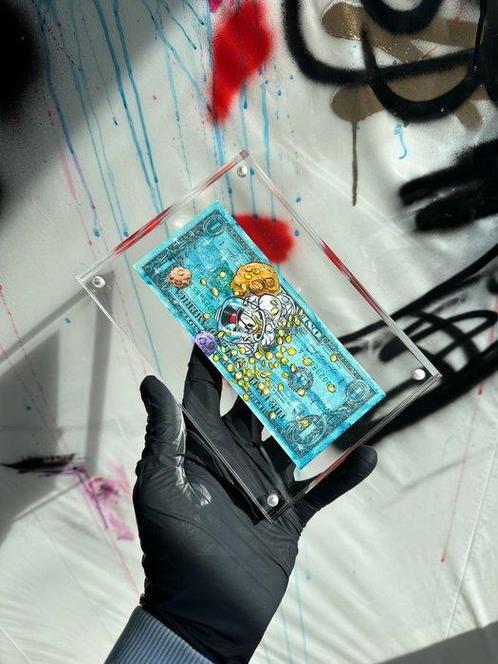 Alan Stefanov (1999) - McDuck Beyond Wealth 1 dollar bill, Antiek en Kunst, Kunst | Schilderijen | Modern