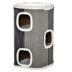 TRUUSK Kattenboom Krabton - 3 Niveaus - Spaanplaat - Fluweel, Verzenden, Nieuw