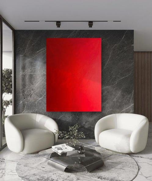 Malo - Monochrome Red, Antiek en Kunst, Kunst | Schilderijen | Modern