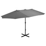 Parasol 460x270 antraciet | Retour deal | -55%, Tuin en Terras, Verzenden, Nieuw, 2 tot 3 meter, Zweefparasol