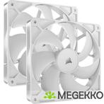 Corsair RS140 PWM Dual Pack White, Computers en Software, Computerkoelers, Verzenden, Nieuw