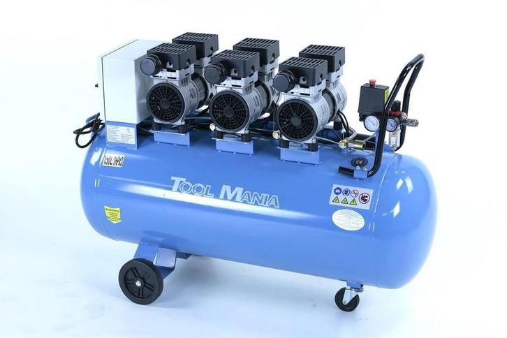TM 150 Liter Professionele Low Noise Compressor 3HP 230v, Auto diversen, Autogereedschap, Verzenden