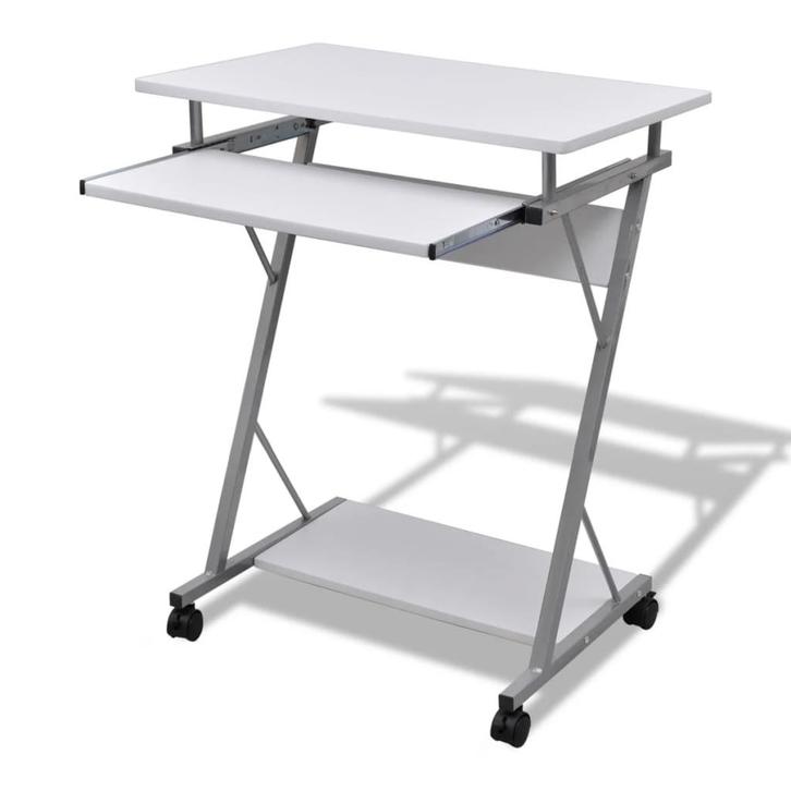 vidaXL Studenten computerbureau 60 x 40 x 74 cm (wit), Huis en Inrichting, Bureaus, Nieuw, Verzenden
