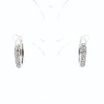 Boucles doreilles - 18 carats Or blanc - Diamant