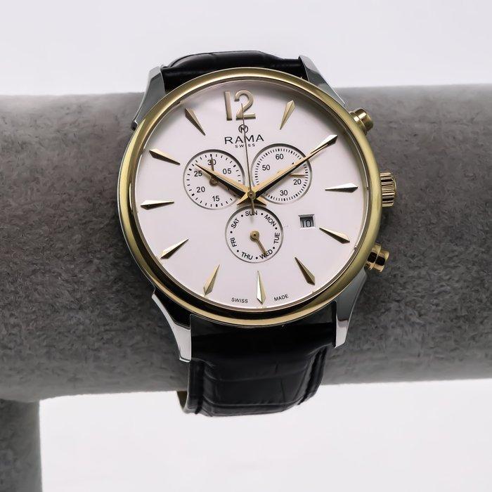 Rama - RSW Swiss Chronograph Watch - RAC200-SGL-1 - Zonder, Handtassen en Accessoires, Horloges | Heren