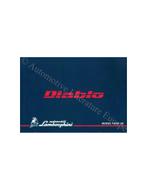 1998 LAMBORGHINI DIABLO INSTRUCTIEBOEKJE ENGELS / ITALIAANS, Ophalen of Verzenden