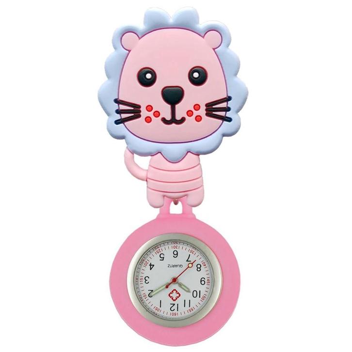 Fako® - Verpleegstershorloge - 3D Roller - Leeuw Roze, Bijoux, Sacs & Beauté, Montres | Femmes, Envoi