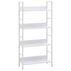 vidaXL Boekenkast met 4 schappen 60x27,6x124,5 cm bewerkt, Huis en Inrichting, Kasten | Boekenkasten, Verzenden, Nieuw