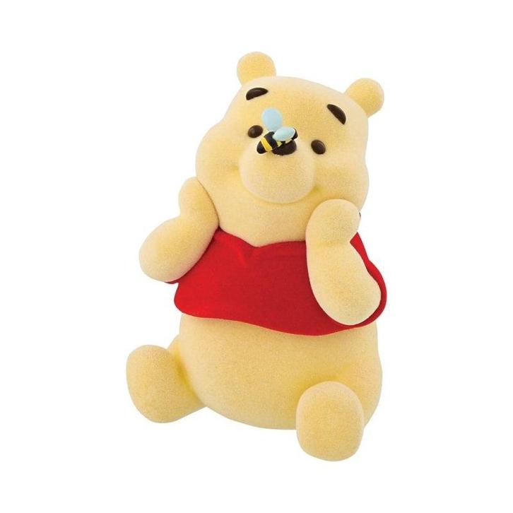 Winnie the Pooh Flocked 10 cm, Verzamelen, Disney, Nieuw, Ophalen of Verzenden