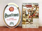 Original Pilsner Urquell Czech Lager Beer - Emaille bord -, Antiek en Kunst