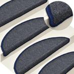 vidaXL Trapmatten 15 st 56x17x3 cm donkergrijs en blauw, Verzenden, Nieuw