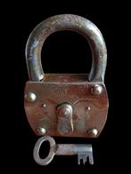 Hangslot - Oude grote kettingen, Antiek en Kunst